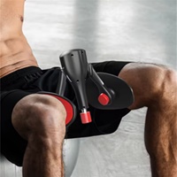 Appareil de fitness portable et léger, réglable, pour la course, le basketball, l'haltérophilie, la gym intégrée, le yoga et le Pilates, en PC+TPE+matériau à ressorts, noir