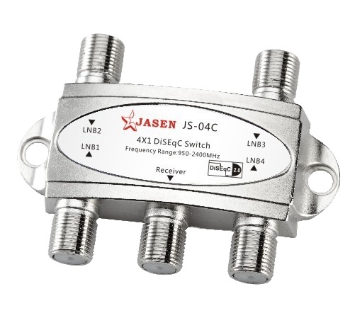 DiSEqC Switch Version 2.0 TV Signal Switching  Four In One Out  Switch JS-04C