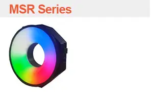 Wasserdichtes kundenspezifisches 12 V DC 198 mm IR RGB mehrfarbiges LED Ringmaschinensichtlicht für 3D-Detektion