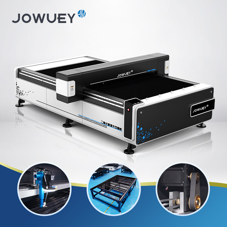 JOWUEY เครื่องตัดเลเซอร์1325 CO2,สำหรับสิ่งทอผ้าที่ไม่ใช่โลหะเครื่องแกะสลักเลเซอร์ Mdf ไม้อะคริลิค