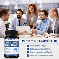 Capsules OEM Halal pour la Santé Cérébrale : L-Théanine, Rhodiola Rosea, Bacopa Monnieri, Alpha GPC – Complément pour Adultes – Prix Compétitif