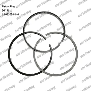 D1146 Piston Ring 65.02503-8146 thích hợp cho các bộ phận động cơ doosan