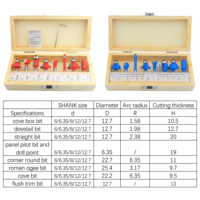 Jeu de 8 fraises pour routeur, fraises à queue en carbure monobloc, outils de travail du bois pour routeur CNC, certifiés CE ISO, OEM ODM Climb