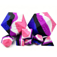 Ensemble de dés DND en acrylique personnalisé et ensemble de dés vierges en silicone, ensemble de dés de jeu de rôle écologiques, fournisseur pour fabricants