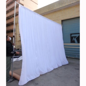 Telescopic heavy duty double crossbar wedding booth backdrop <b>stand</b> <b>pipe</b> and drape - Product Image 4