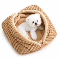Lit pour animaux de compagnie convertible 3 en 1, coussin, tapis, nid douillet, poche enveloppante, pour chat et chien, lavable, peluche douce, OEM, vente en gros