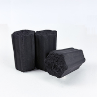 Charbon à chicha fabriqué à la machine, faible teneur en cendres, longue durée de combustion, forme hexagonale prismatique, traitement personnalisé