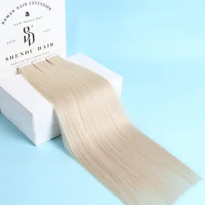 Wholesale Straight Brazilian Tape Hair Extensions Vendors Cuticle Aligned Virgin Remy Tape Hair Extension Hair Human