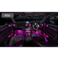 Lumière Ambiante Côté Droit pour Audi A3 8V S3 RS3 2013-2018, Éclairage d'Ambiance pour Bouches d'Aération de Tableau de Bord, Lumière Intérieure de Voiture A3