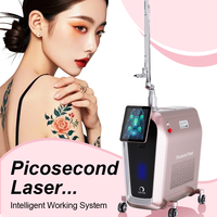 Máquina Láser NdYag Q-Switch de Alta Calidad de 350ps para Eliminación de Tatuajes, Longitudes de Onda de 532nm/1064nm, Uso Comercial