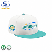 Fabricant OEM ODM de casquettes de baseball snapback personnalisées pour hommes, avec logo imprimé et color-block, pour les jeux d'équipe