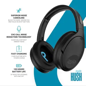 Kirim Pertanyaan, Menangkan Hadiah! Earphone Bluetooth Nirkabel Waktu Putar 100 Jam, Earphone untuk Headphone Sony-HUSH