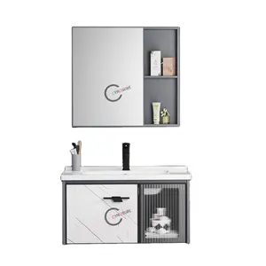 고품질 현대 욕실 가구 세트 욕실 화장대 거울 욕실 캐비닛