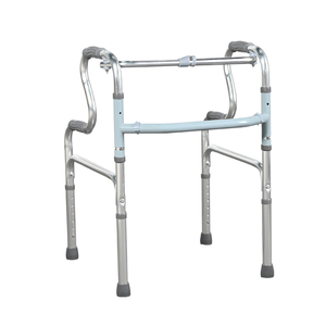 Andador <span class=keywords><strong>de</strong></span> aleación <span class=keywords><strong>de</strong></span> aluminio plegable para personas mayores, andador <span class=keywords><strong>de</strong></span> aleación y acero inoxidable, ajustable, <span class=keywords><strong>de</strong></span> altura, suministro <span class=keywords><strong>de</strong></span> fábrica - Product Image 4