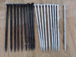 직류 전기를 통한 25.4*12*355mm 둥근 맨 위 지구 지상 닻 철근 둥근 맨 위 천막 말뚝 지구 스파이크 - Product Image 2