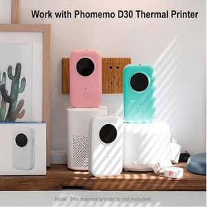 Phomemo 15mm X 4m Etiquetas térmicas Negro sobre blanco Etiqueta continua Papel autoadhesivo para D30 <span class=keywords><strong>Mini</strong></span> fabricante de etiquetas para el hogar/Oficina - Product Image 2