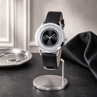Montre à quartz pour femme, bracelet en cuir véritable, boîtier en alliage, mouvement à quartz chinois, montre-bracelet élégante pour femme