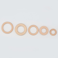 Anneau d'artisanat en bois naturel inachevé Mini anneaux en bois cercle pendentif en bois connecteurs pour projets de bricolage bijoux et fabrication artisanale