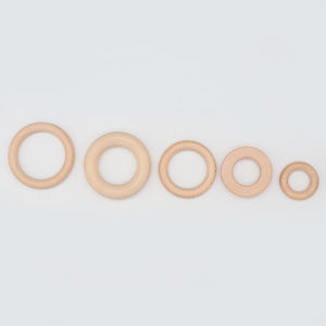Holz Bastel ring Natürliche unvollendete Mini Holz ringe Kreis Holz Anhänger Steck verbinder für DIY-Projekte Schmuck und Bastel arbeiten - Product Image 6