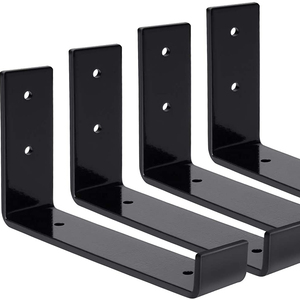 ชั้นวางของ12นิ้ว6แพ็คสีขาวชั้นวางของหนักที่ยึดโลหะ - Product Image 1