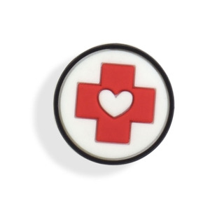 In Stock Cartoon Medical PVC Soft Rubber <strong>Shoes</strong> with Buckle Hole Decoration <strong>Shoe</strong> Accessories - Product Image 6