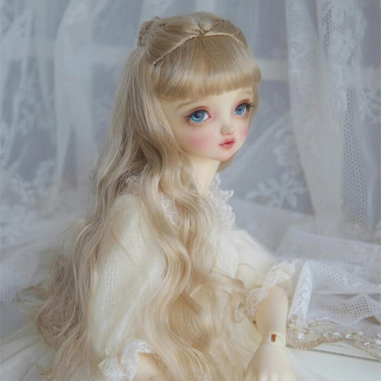 Длинные кукольные парик Подходит для куклы 18 дюймов девочка кукла парик из волокна