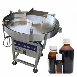 Mesa Giratoria Automática para Llenado de Botellas de Vidrio Redondas de 100 ml, 500 ml y 1000 ml con Pulverizador para Jarabe - Product Image 1