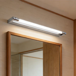 Lámpara de Pared LED Moderna para Baño, IP44 Impermeable, Acabado en Hierro Negro Cromado, Lámpara de Espejo para Hotel, Hogar, Iluminación de Cuadros - Product Image 1