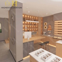 Design d'intérieur de magasin d'optique de luxe avec vitrine d'exposition, armoires d'exposition personnalisées pour magasin d'optique