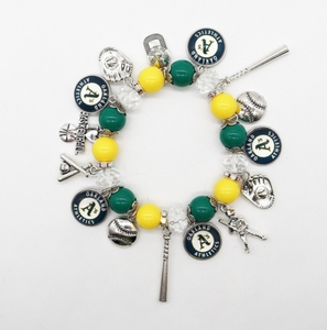 Miumiu bijoux nouvelle arrivée sport étirement bracelet à breloques football basket-ball <span class=keywords><strong>rugby</strong></span> bracelet unisexe sport équipe NFL bracelet - Product Image 4