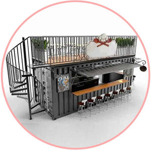 Proveedor Chino 2025, Diseño de Cafetería en Contenedor Prefabricado, Restaurante en Contenedor - Product Image 3