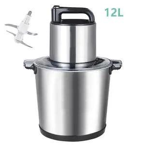 Atacado fabricante fufu batendo máquina 6L 10L 12L carne helicóptero inhame pounder máquina elétrica moedor de carne