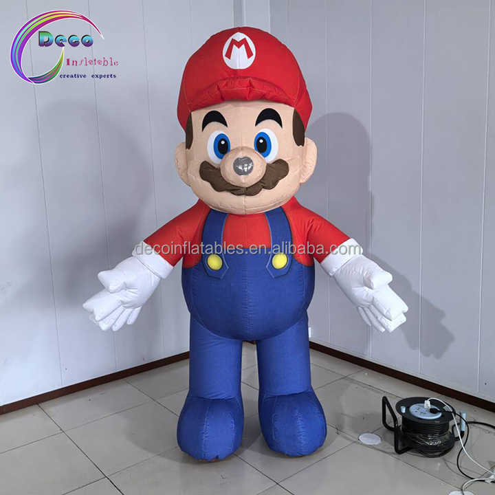 2.2-Meter High Mario Cartoon Advertising Inflatable for Outdoor ...