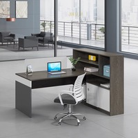 Table de finances en bois moderne simple meubles combinaison de chaise de bureau 2/3/4/6 Position artificielle écran porte-carte bureau du directeur