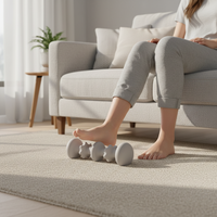 2026 Rouleau de massage des pieds par acupression en TPE souple, non électrique, design unique, pour soulager les douleurs au talon, à la voûte plantaire et musculaires