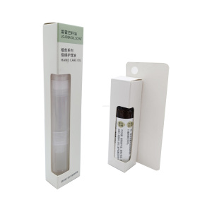 Caja <span class=keywords><strong>de</strong></span> Embalaje <span class=keywords><strong>de</strong></span> Papel Personalizada para Aceites <span class=keywords><strong>de</strong></span> Oliva, Caja <span class=keywords><strong>de</strong></span> Embalaje para Botellas <span class=keywords><strong>de</strong></span> Aceite Esencial Cosmético con Colgador y Ventana - Product Image 1
