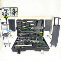 Kit d'outils de réparation automobile MB Professional, 87 pièces, clés à douilles en acier au chrome-vanadium, clés à molette combinées, coffret rigide