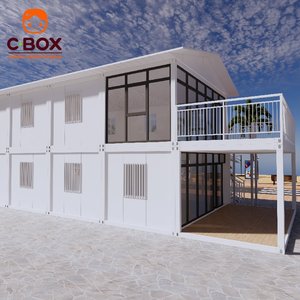 Cbox, Edificios Prefabricados de Lujo Desmontables, Estructura Modular de Acero, Resistente al Viento, Oficina, Villa, Cafetería, Tienda, Bar con Techo, Casa Contenedor - Product Image 5