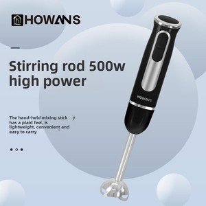 Batidora Eléctrica Multifuncional <span class=keywords><strong>de</strong></span> Mano para el Hogar, Cuchilla <span class=keywords><strong>de</strong></span> Acero Inoxidable, Batidor, Recipiente <span class=keywords><strong>de</strong></span> Plástico, 7 Velocidades, Exprimidor <span class=keywords><strong>de</strong></span> Alimentos para Bebés - Product Image 3