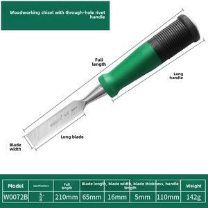 Güç aslan çok fonksiyonlu çekirdek keski oyma özel ağaç İşleme aleti düz keski kürek keski plastik saplı - Product Image 6