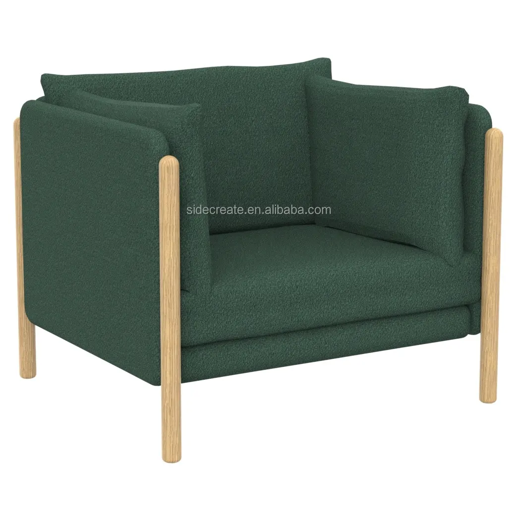 Современная дизайнерская мебель высокого качества, дизайнерский диван D45, 1 местный диван, кресло-лаунж, мебель для общественных зон, гостиничная мебель