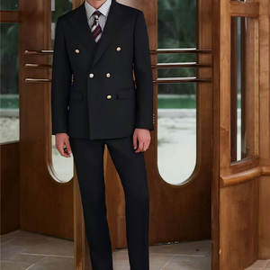 Мужской костюм из шерсти 2025 года: дизайнерский, класса люкс, с индивидуальным подбором цвета, чистый силуэт - Product Image 1