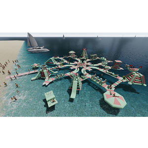 Parcours d'obstacles intérieur/extérieur, piscines gonflables en PVC et toboggans aquatiques pour adultes, usage commercial, équipement scolaire - Product Image 6