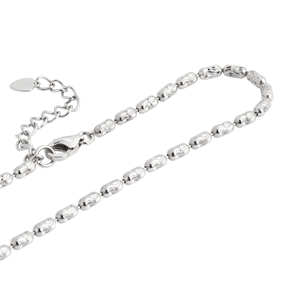 Longjia Gloss Long Pt950 Bracelet à maillons minimalistes brillants et réfléchissants, unisexe, platine doux, 4,27g, pour invité de mariage, cadeau bijou - Product Image 5