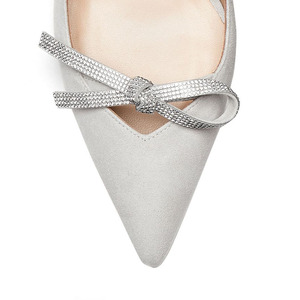 Eleganti <span class=keywords><strong>scarpe</strong></span> da <span class=keywords><strong>sposa</strong></span> bianche per la <span class=keywords><strong>sposa</strong></span> tacco basso ultimi tacchi tacchi con strass di cristallo <span class=keywords><strong>scarpe</strong></span> eleganti da donna - Product Image 5