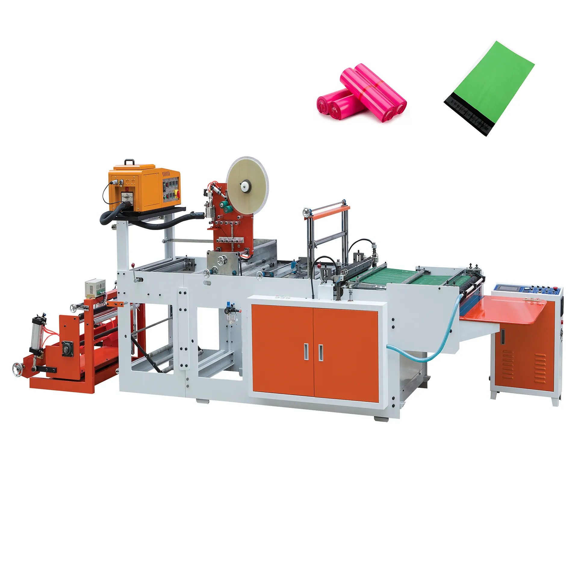 Machine Poli Bag Peel Seal Envelope Making Machine Bopp Opp Pp Side Sealing Recycling Courier Express Bag Making Machine Price