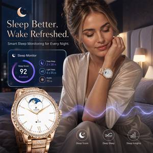 SENBONO I58 <span class=keywords><strong>Smartwatch</strong></span> <span class=keywords><strong>da</strong></span> <span class=keywords><strong>Donna</strong></span> con Touchscreen Completo, Monitoraggio della Frequenza Cardiaca, Fitness Tracker, Lunga Durata della Batteria, <span class=keywords><strong>Smartwatch</strong></span> per Attività all'Aperto - Product Image 5