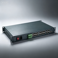 Servidor de Dispositivos Seriales Multipuerto RS232 RS485 Tipo Rack 1U Cloudlink, Conversión Serial-Ethernet TCP IP Industrial