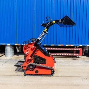 HIGHTOP HT320T Skid Steer Loader Inovatif Dilengkapi dengan 10Kw untuk Tugas Serbaguna dan Manfaat Ringan 830Kg - Product Image 3