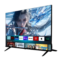 Televisores Inteligentes Android WiFi LED OLED QLED 4K 8K Ultra HD sin Marco, Tamaños Personalizados OEM de 24 32 43 50 55 60 65 70 75 85 Pulgadas